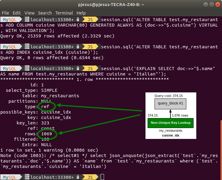 使用JavaScript将数据从MongoDB导入MySQL