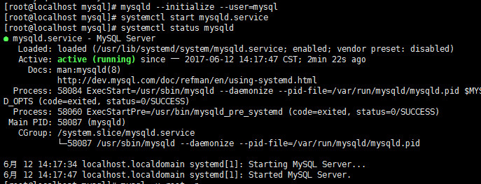 CentOS 7.3.1611下 rpm方式安装MySQL 5.7.24 教程